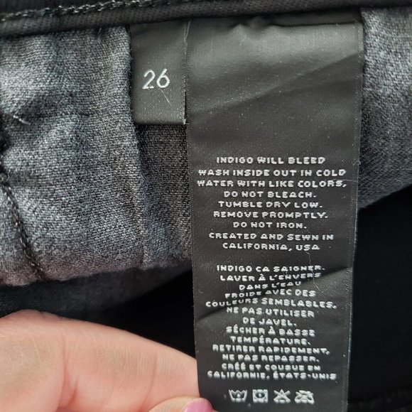 J Brand Photo Ready Coated Lace Ankle Skinny Black Jeans - Picture 9 of 14